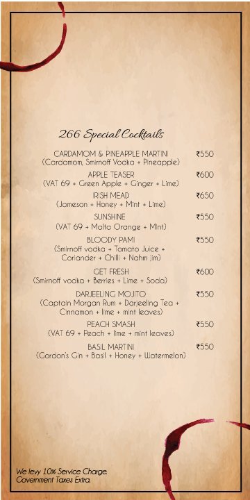 266 The Wine Room And Bar - Bandra West - Mumbai image 48