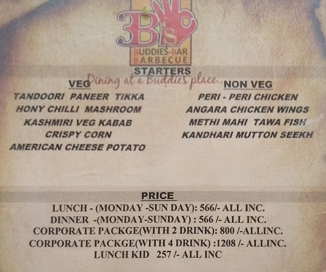 3B's Buddies Bar & Barbecues - Marathahalli - Bangalore image 1