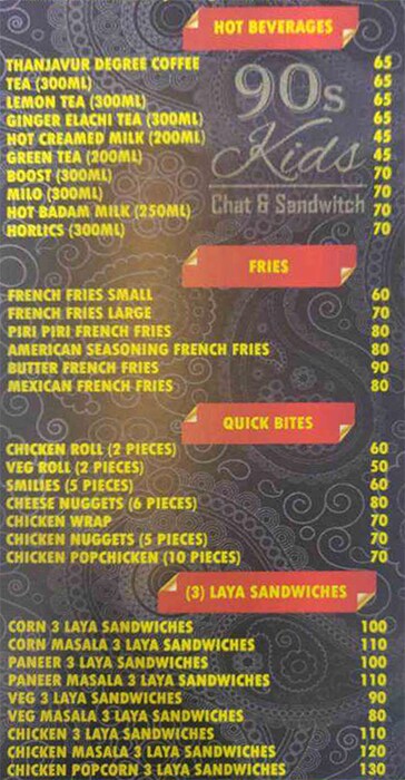 90s Kids Food - Ramapuram - Chennai image 1