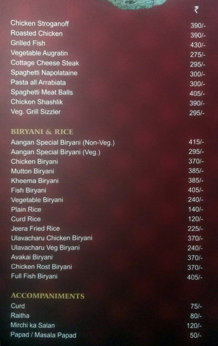 Aangan Restaurant - S P Road - Secunderabad image 5