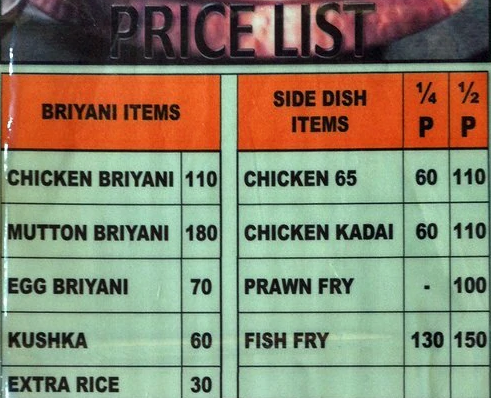 Ajmal Briyani Centre - Mylapore - Chennai image 1