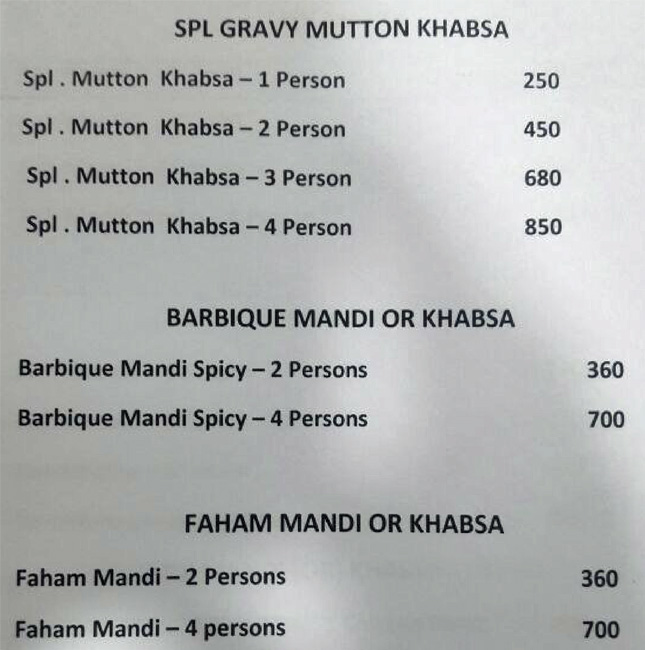 Al - Arabian Mandi & Restaurant KPS - Moosapet - Hyderabad image 2