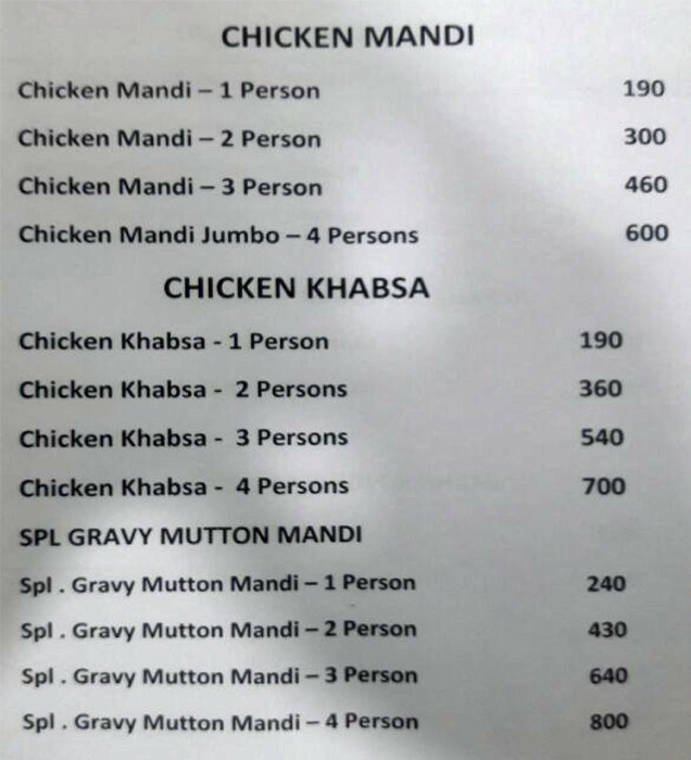 Al - Arabian Mandi & Restaurant KPS - Moosapet - Hyderabad image 10