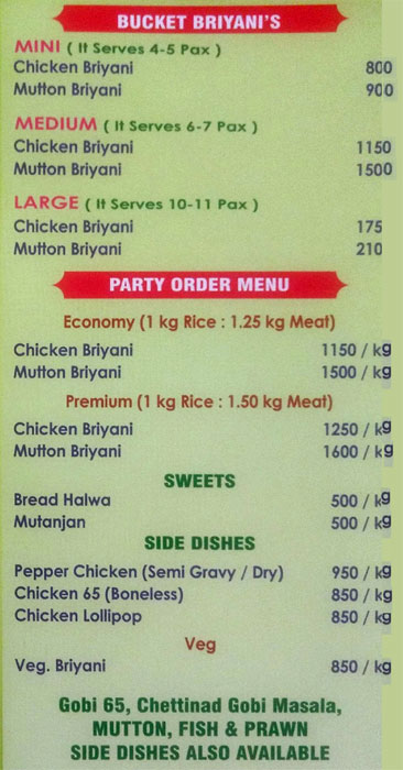 Ambur Star Biryani - Velachery - Chennai image 2