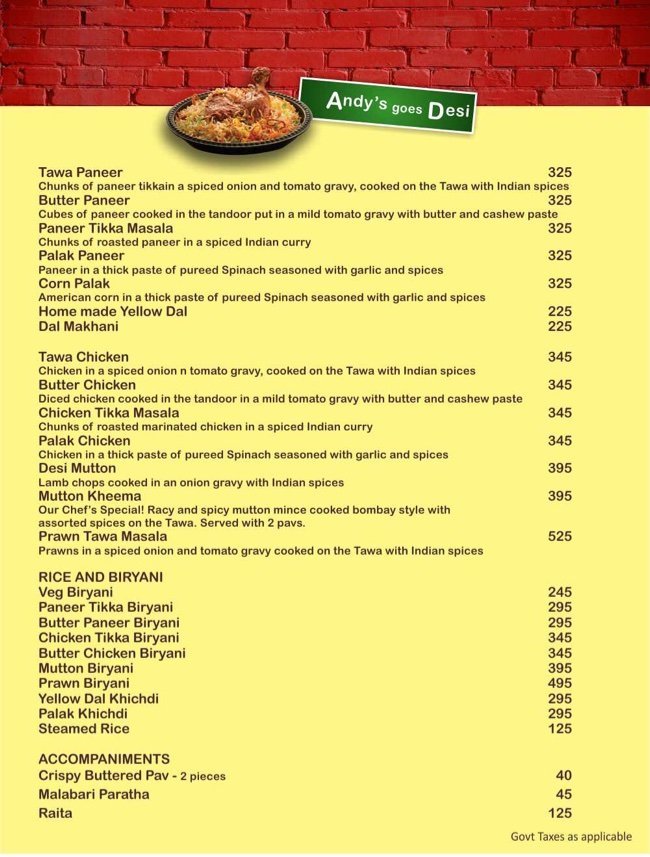 Andy's Kitchen - Bandra West - Mumbai image 3