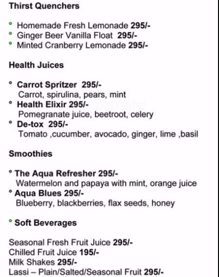 Aqua - The Park - Connaught Place - Delhi image 2