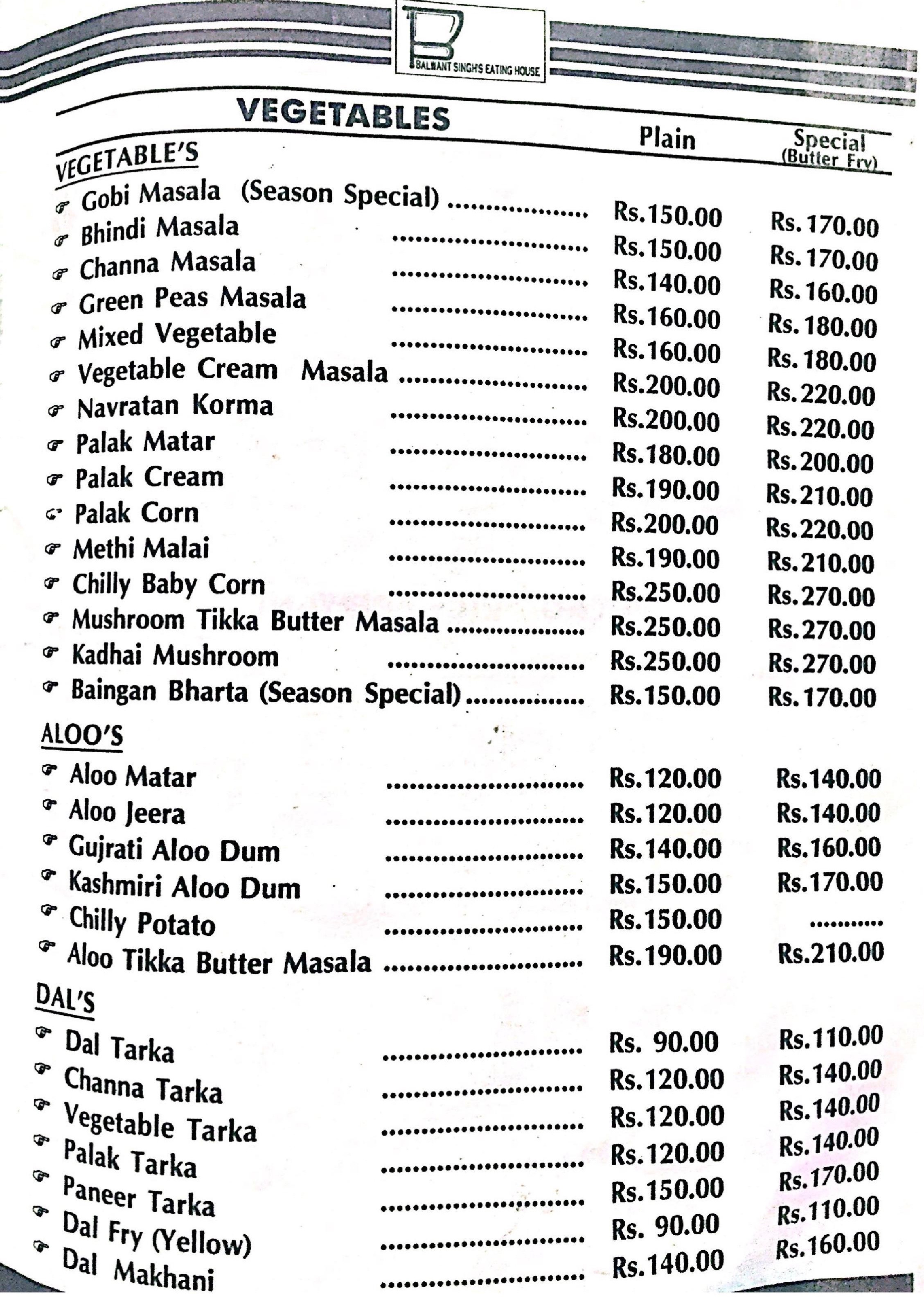 Balwant Singhs Eating House - Bhawanipur - Kolkata image 2