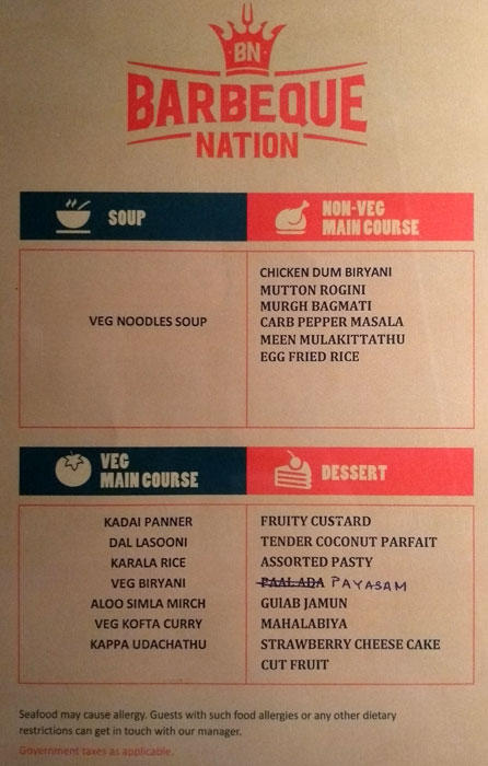 Barbeque Nation - Kannanthura - Trivandrum image 2