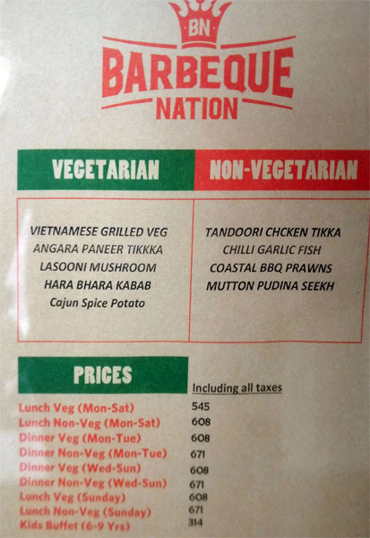 Barbeque Nation - Vidyaratna Nagar - Manipal image 2