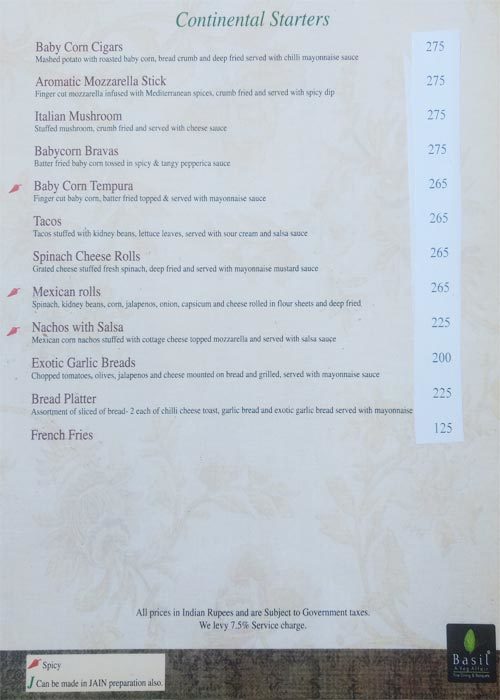 Basil Restaurant - Banjara Hills - Hyderabad image 5