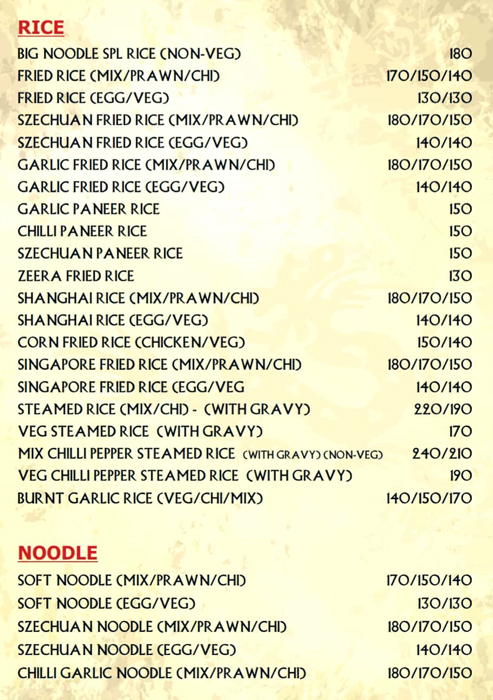 Big Noodle - Karkhana - Secunderabad image 4