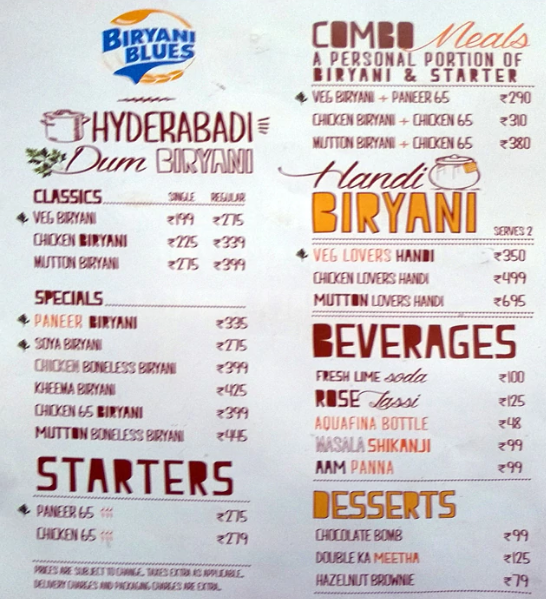 Biryani Blues - Connaught Place - New Delhi image 2