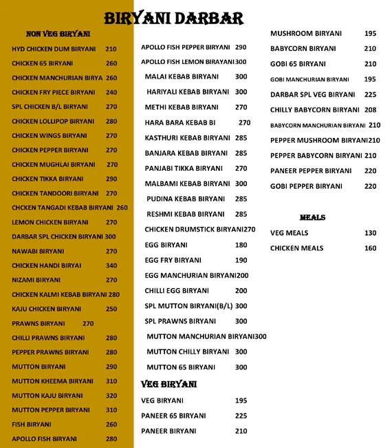 Biryani Darbar - Electronic City - Bangalore image 1