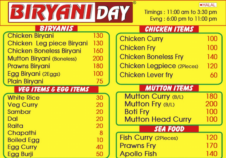 Biryani Day - Dilsukhnagar - Hyderabad image 1