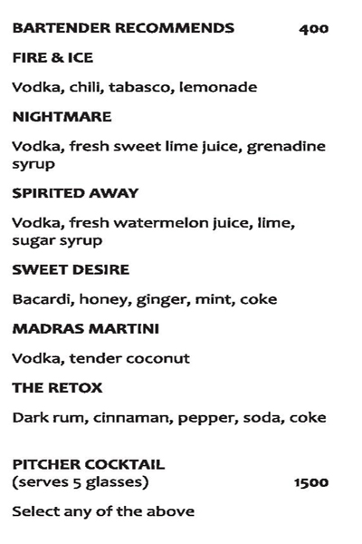 Black And White - The Residency - T. Nagar - Chennai image 4