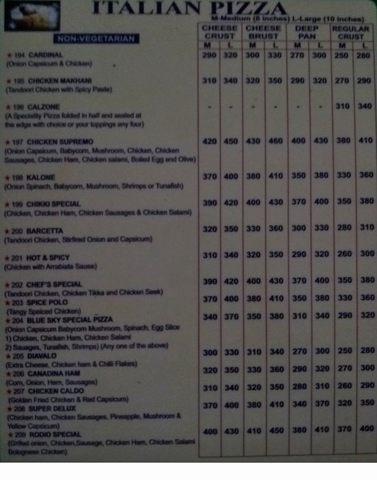 Blue Sky Cafe - Park Street - Kolkata image 9