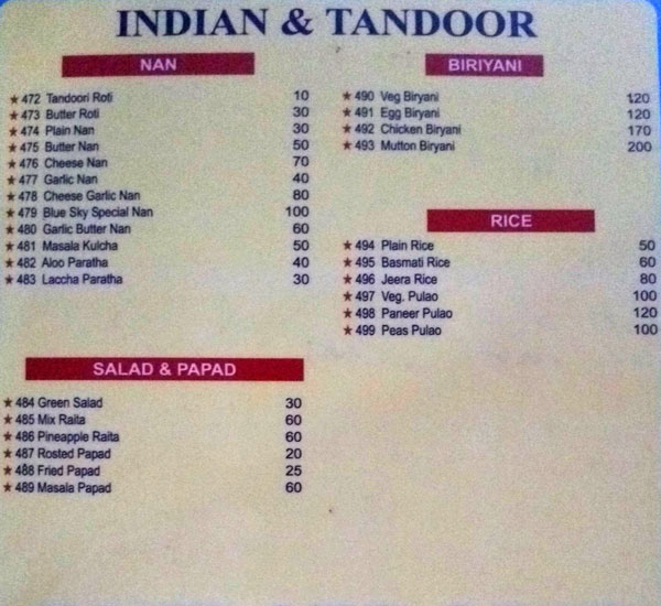 Blue Sky Cafe - Salt Lake - Kolkata image 5