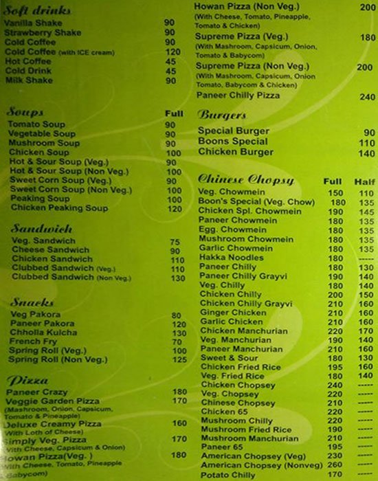 Boons Restaurant - Aliganj - Lucknow image 5