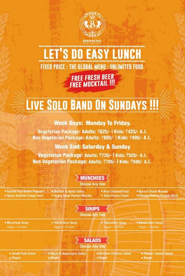 Brewocrat : Brewery Skybar & Kitchen - South City 2 - Gurgaon image 13