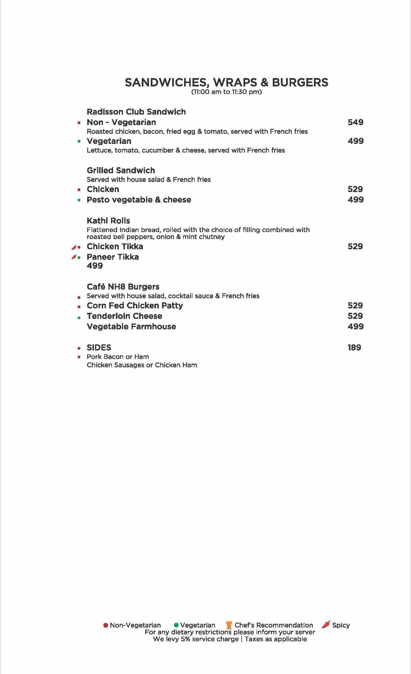 Cafe NH8 - Radisson - Udyog Vihar - Gurgaon image 8