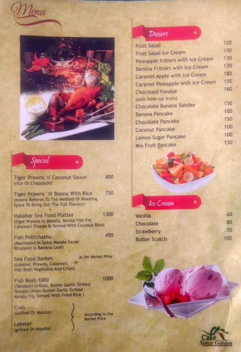 Cafe Spice Garden - Kovalam - Trivandrum image 5