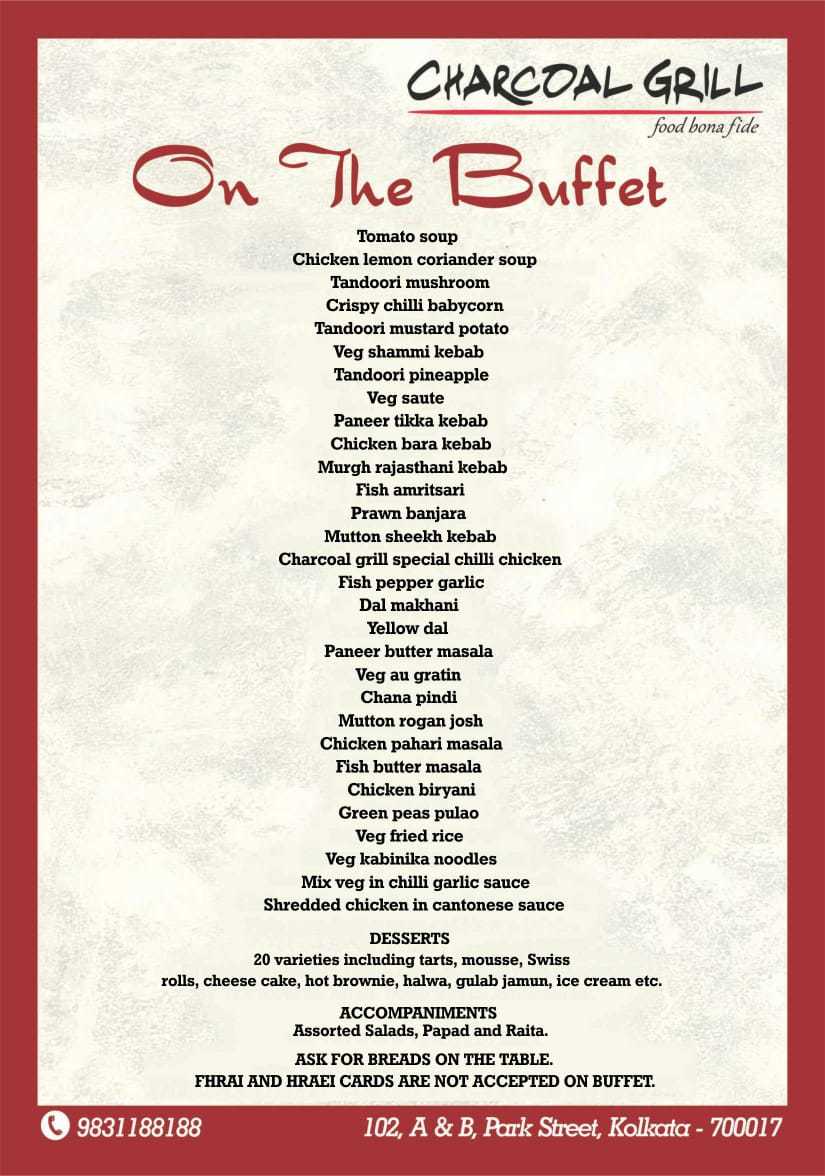 Charcoal Grill - Park Street - Kolkata image 1