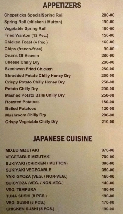 Chopsticks - Aleo - Manali image 5