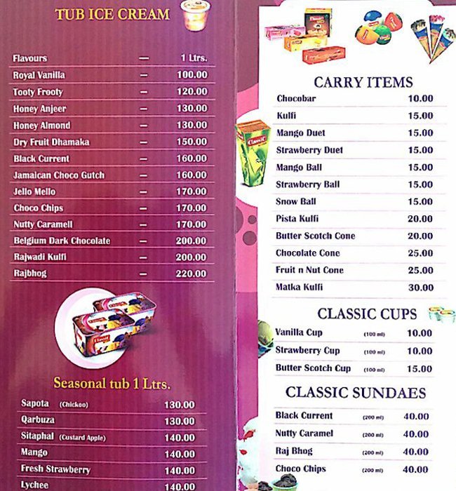 Classic Ice Cream - Malakpet - Hyderabad image 1