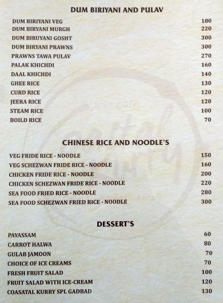 Coastal Kurry Restaurant - Vidyaratna Nagar - Manipal image 2