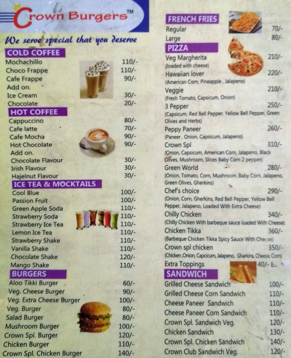 Crown Burgers - Lajpat Nagar - Kanpur image 3