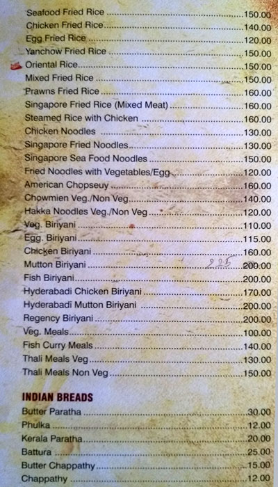 Daavat Restaurant - Hotel Regency - Palayam - Trivandrum image 6