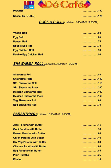 De'cafe Restaurant - Old Mahabalipuram Road (OMR) - Chennai image 5