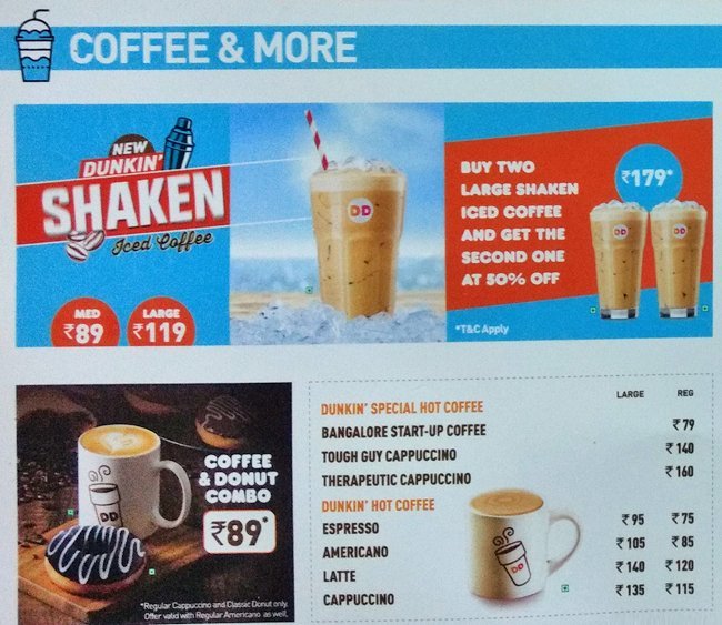 Dunkin' Donuts & More - Connaught Place - Delhi NCR image 2