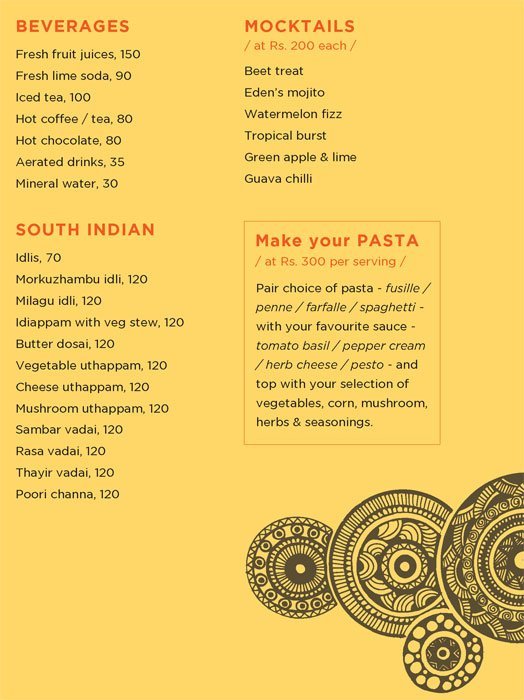 Eden Vegetarian - Besant Nagar - Chennai image 6