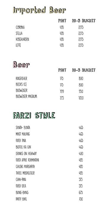 Farzi Cafe - Lavelle Road - Bangalore image 7