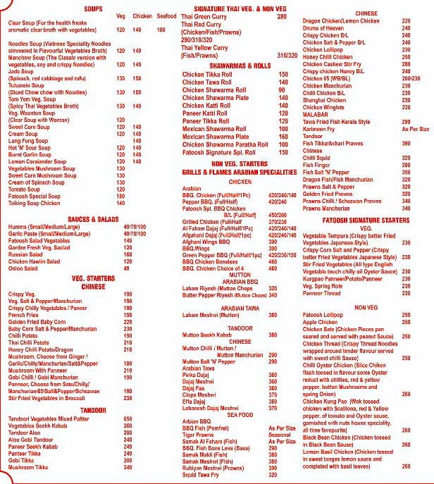 Fatoosh - Alwarpet - Chennai image 1