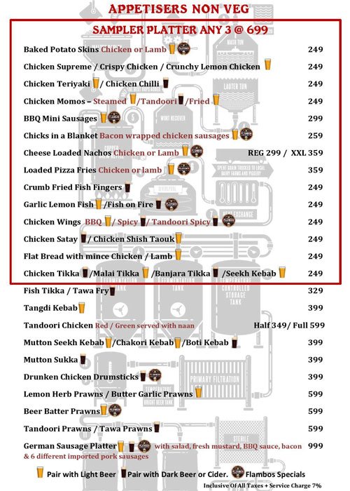 Flambos Brew Pub & Grill - Bund Garden Road - Pune image 7