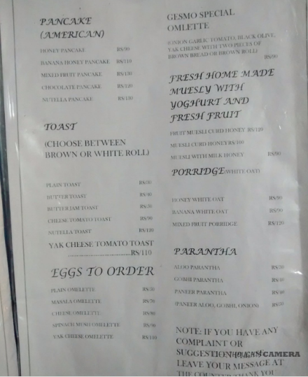 Gesmo Restaurant - Fort Road - Leh image 7