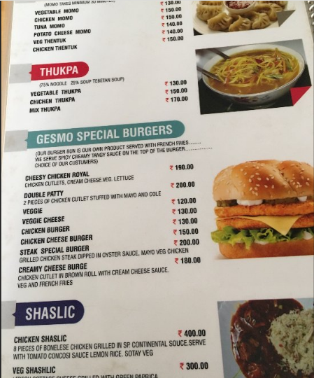 Gesmo Restaurant - Fort Road - Leh image 4