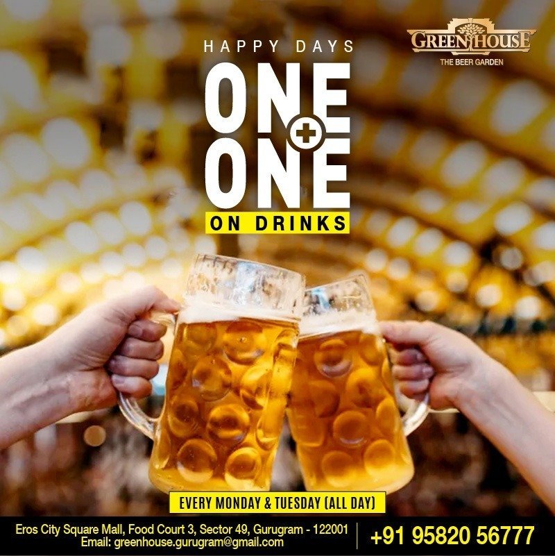 Green House - The Beer Garden - Eros City Square Mall - Sector 49 - Gurgaon image 2