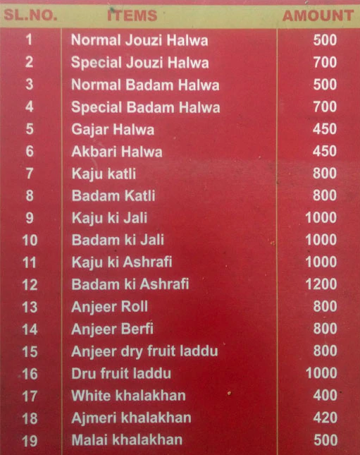 Hameedi Confectioner & Co. - Nampally - Hyderabad image 4