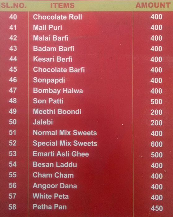 Hameedi Confectioner & Co. - Nampally - Hyderabad image 2