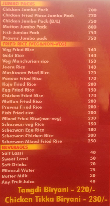 Healthy Restaurant - S R Nagar - Hyderabad image 2