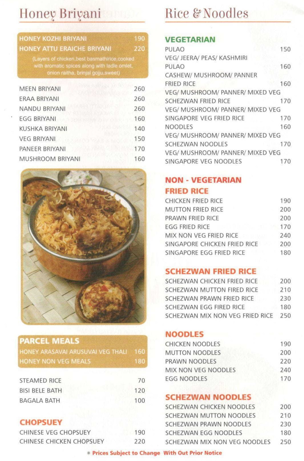 Honey Spice - GST Road - Chennai image 30