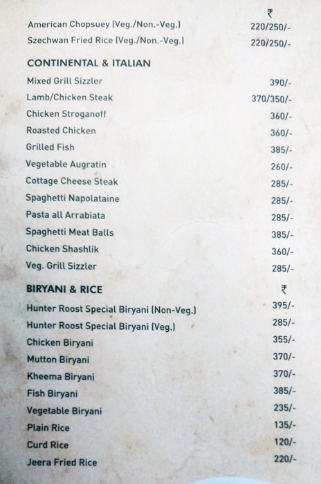 Hunter's Roost Restaurant - S P Road - Secunderabad image 9