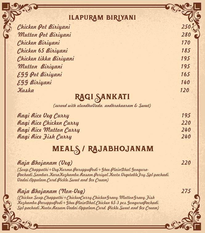 Ilapuram Biryani - Porur - Chennai image 1