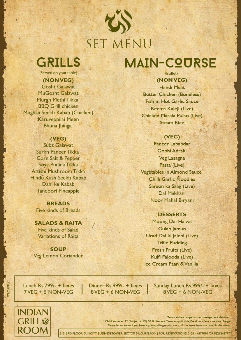 Indian Grill Room - Sector 54 - Gurgaon image 2