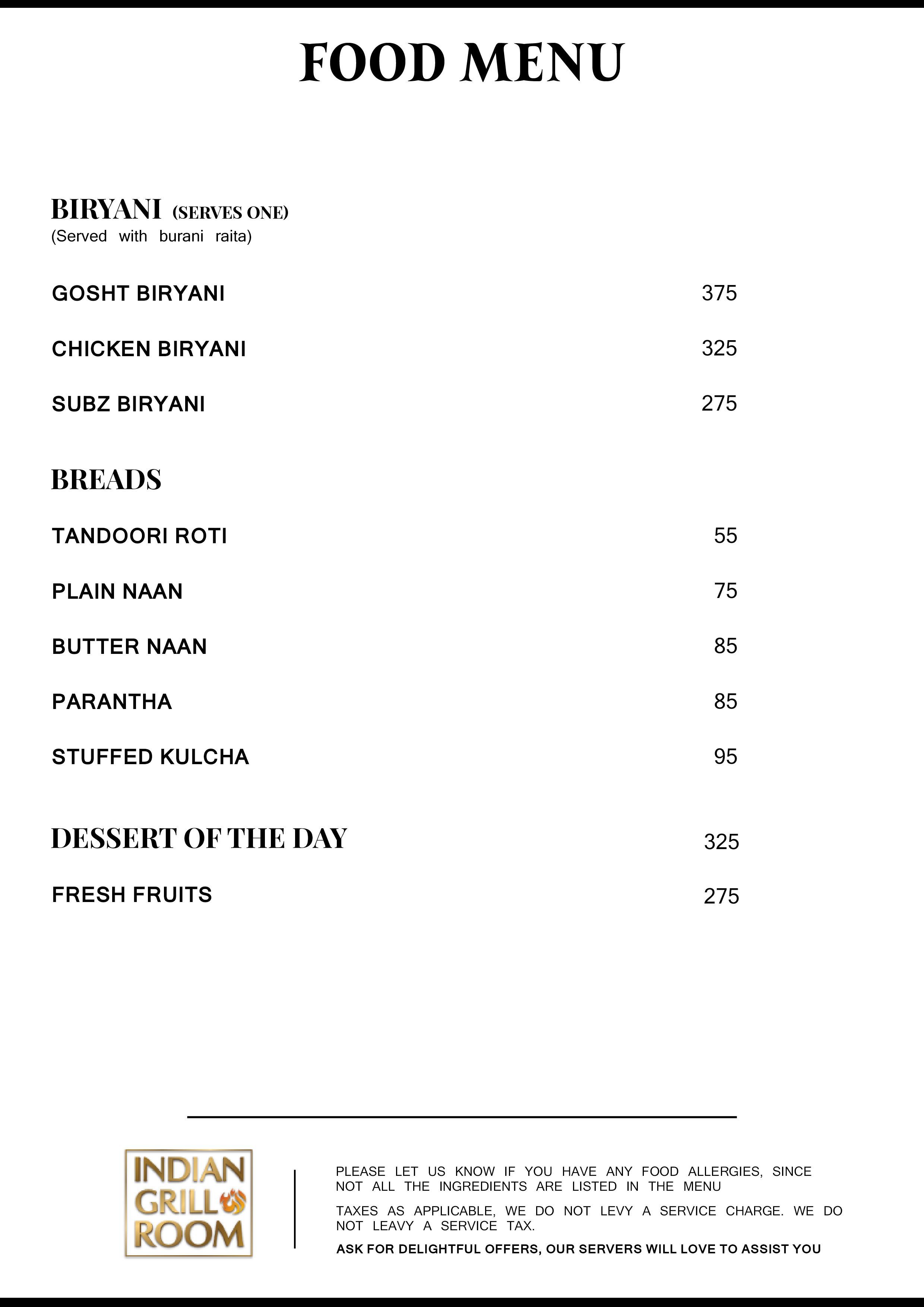 Indian Grill Room - Sector 54 - Gurgaon image 3