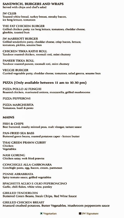 JW Kitchen - JW Marriott Bengaluru - Lavelle Road - Bangalore image 4