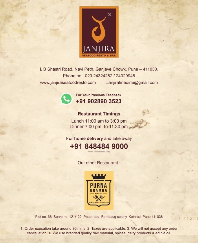 Janjira Sea Food Resto & Bar - Navi peth - Pune image 2